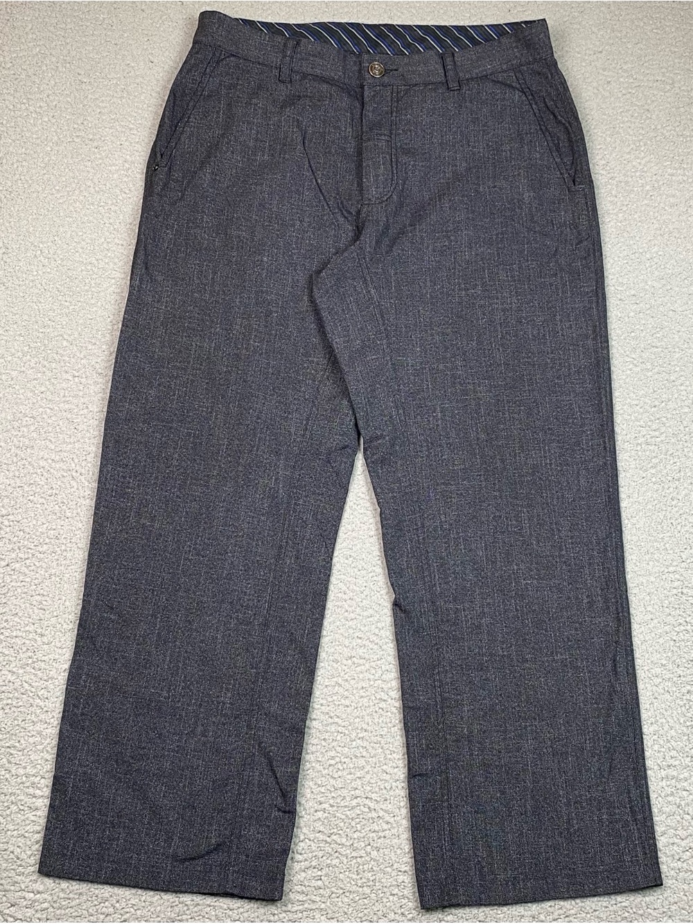 Lululemon Golf Chino Pants Men's Size 36x29 Gray Relaxed Fit Performance Stretch